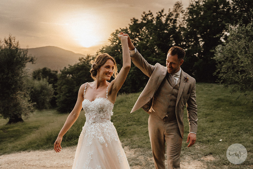 Wedding blessing in Umbria