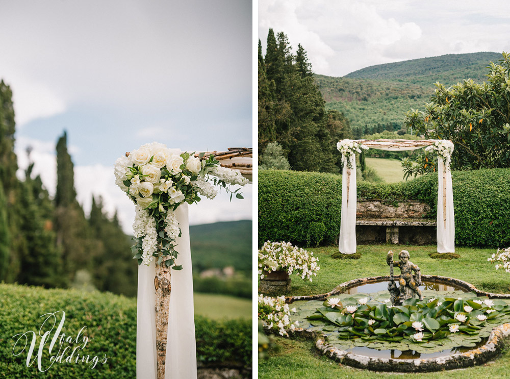 Wedding ceremony Stomennano Monteriggioni in Tuscany