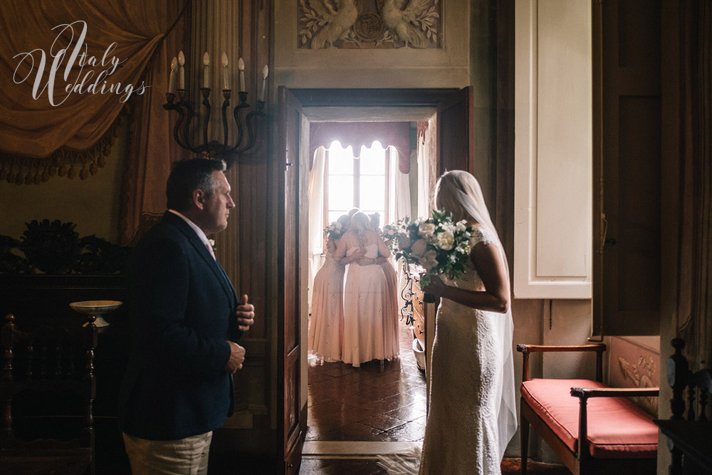 Wedding ceremony Stomennano Monteriggioni in Tuscany