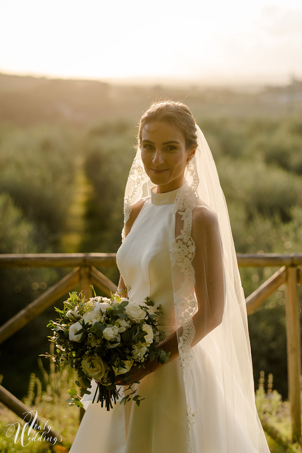 Catholic wedding in Tuscany and reception at Borgo Stomennano