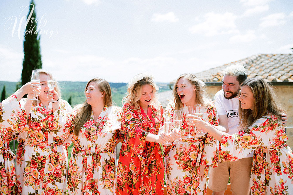 Dreamy vllla blessing in Tuscany