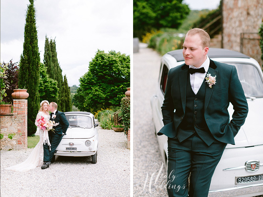 Dreamy vllla blessing in Tuscany first look