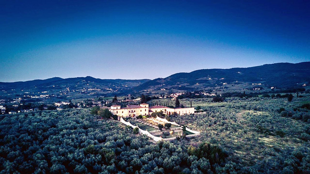 Villa Medicea di Lilliano Florence wedding venue panorama