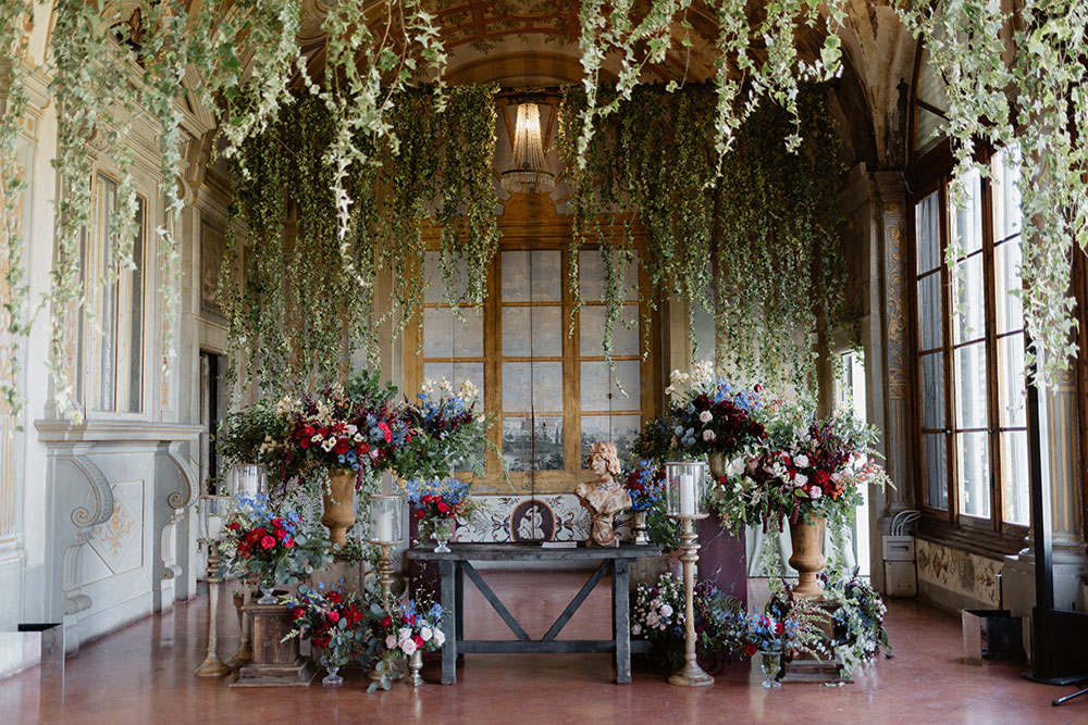 Villa Corsini mezzomonte luxury Tuscan wedding internal