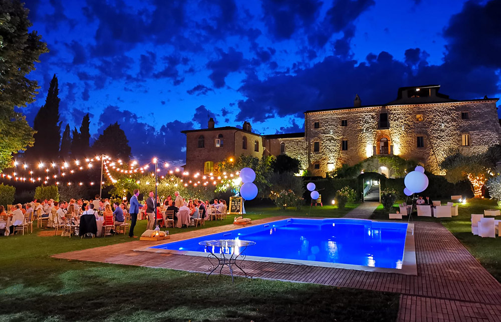 Italy Umbria small luxury hotel wedding venue meal