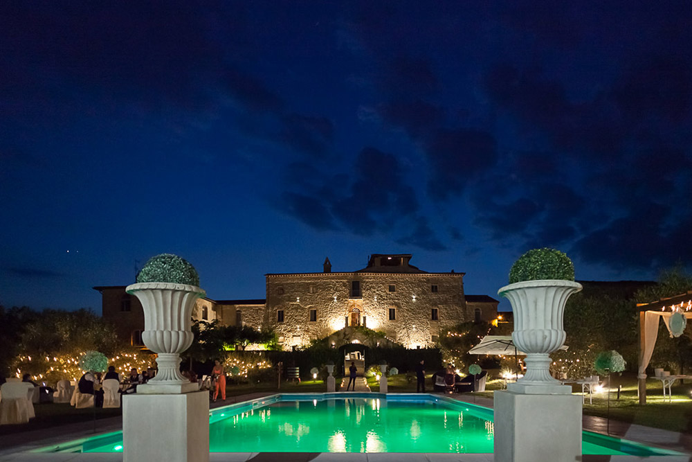 Italy Umbria small luxury hotel wedding venue meal