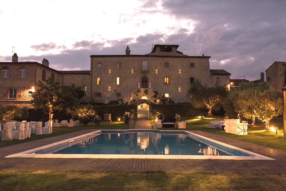 Italy Umbria small luxury hotel wedding venue