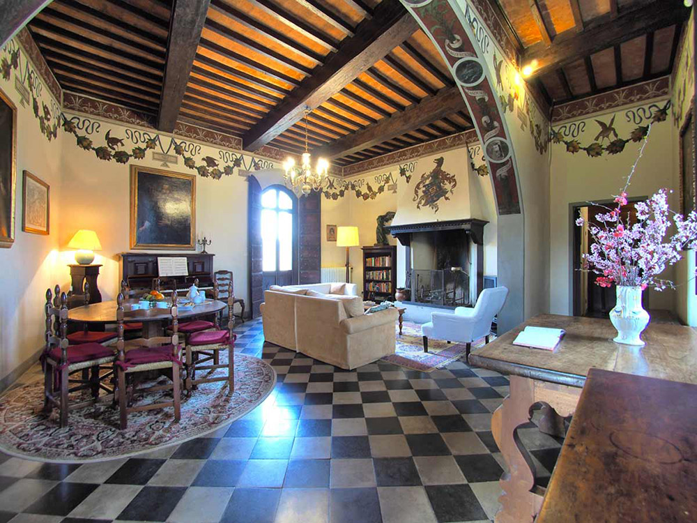 Castle in Siena countryside wedding venue