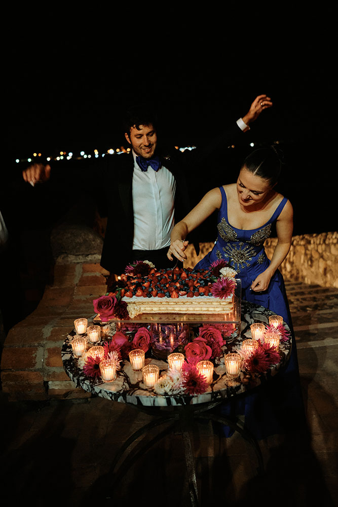 Jewish blessing La Posta Vecchia Rome Cake