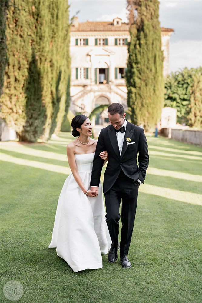 Villa Cetinale Catholic wedding