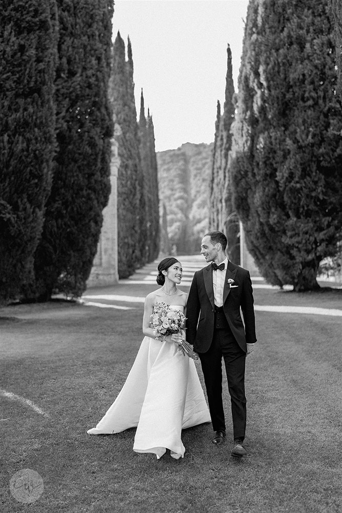 Villa Cetinale Catholic wedding