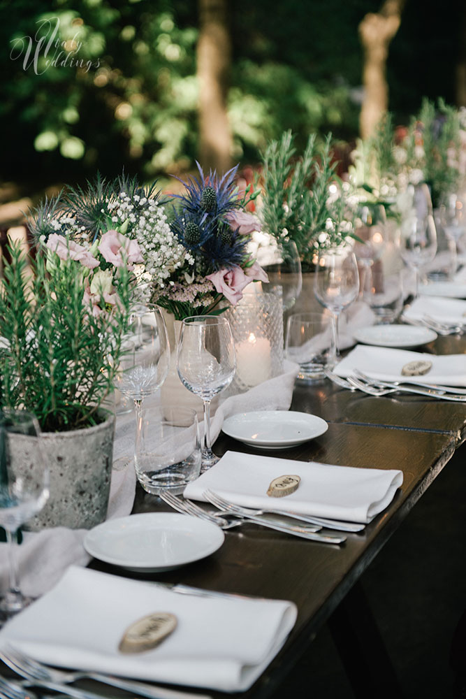 Convento Annunciata lakeside wedding Italy table design