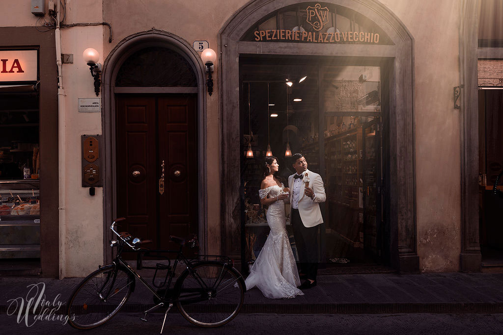 Catholic wedding Florence gelato