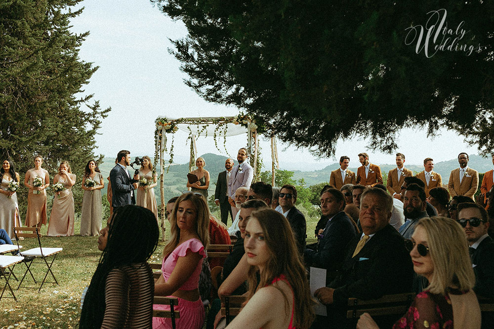 Villa Ulignano Jewish blessing chuppah