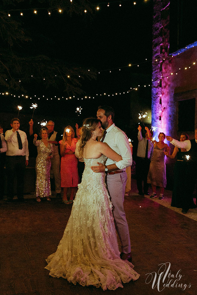 Villa Ulignano Jewish blessing first dance