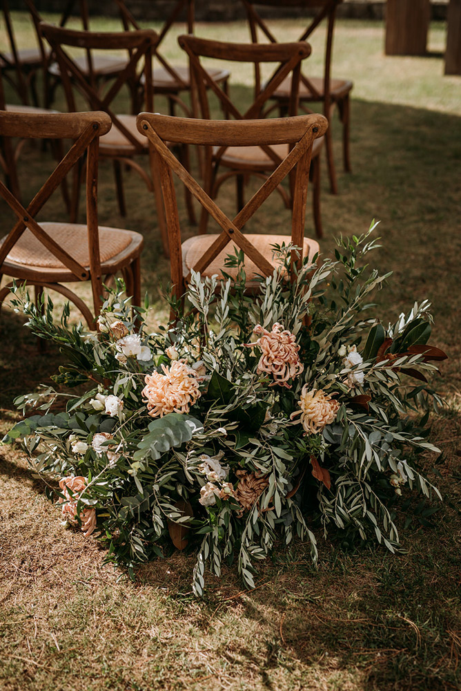 symbolic villa blessing in Chianti, Tuscany