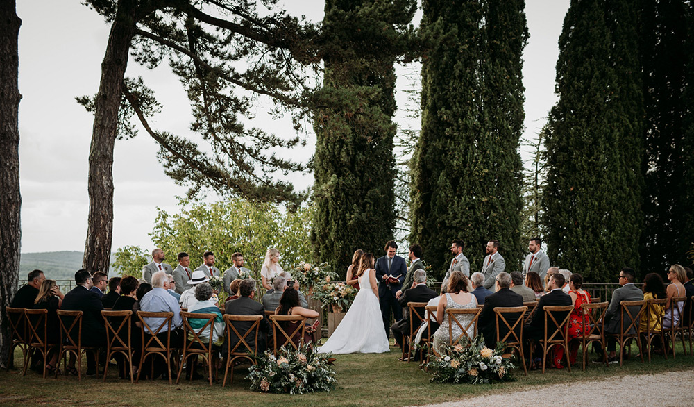 symbolic villa blessing in Chianti, Tuscany