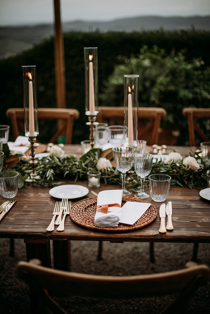 symbolic villa blessing in Chianti, Tuscany