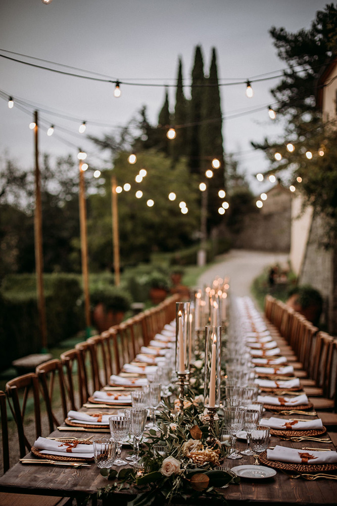 symbolic villa blessing in Chianti, Tuscany