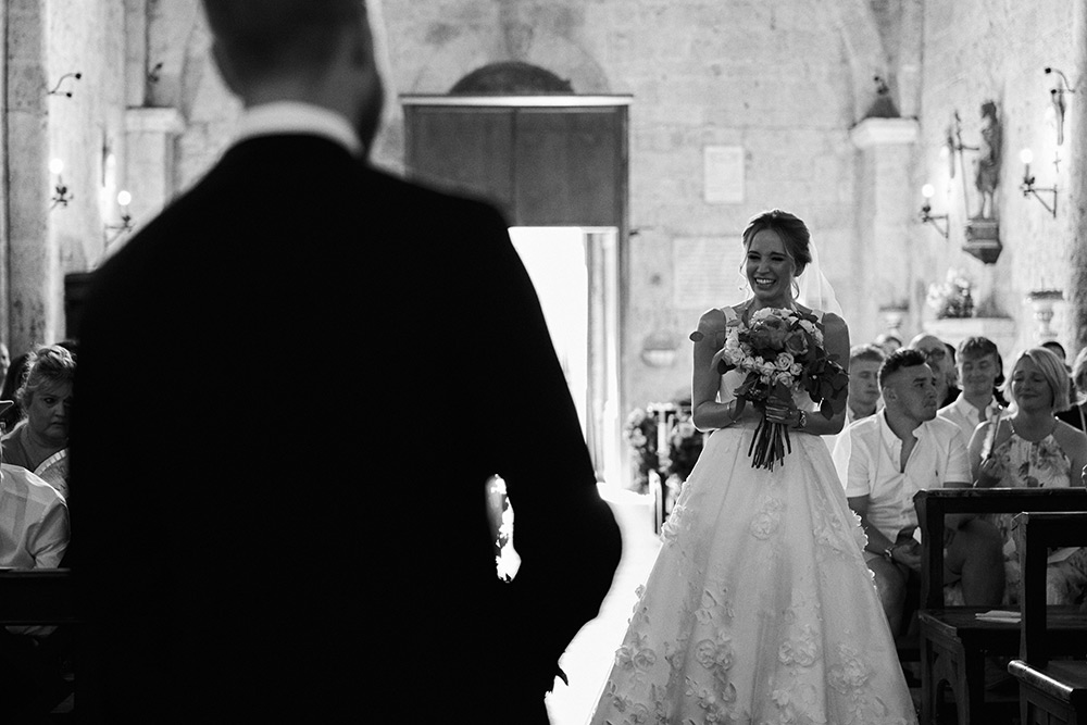 Catholic wedding in Siena, Tuscany