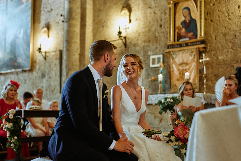 Catholic wedding in Siena, Tuscany