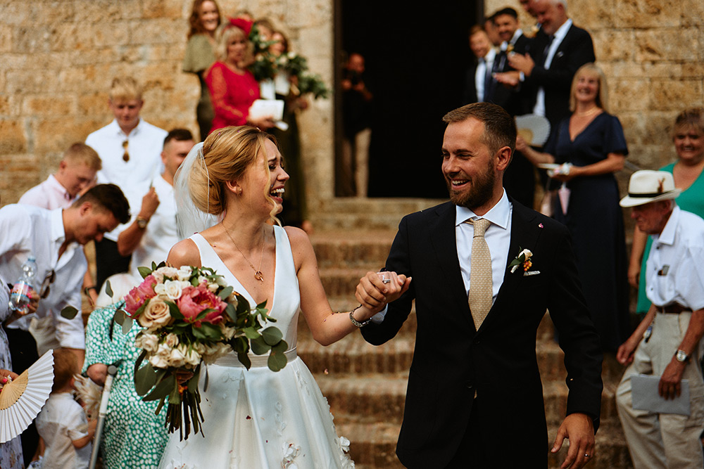 Catholic wedding in Siena, Tuscany