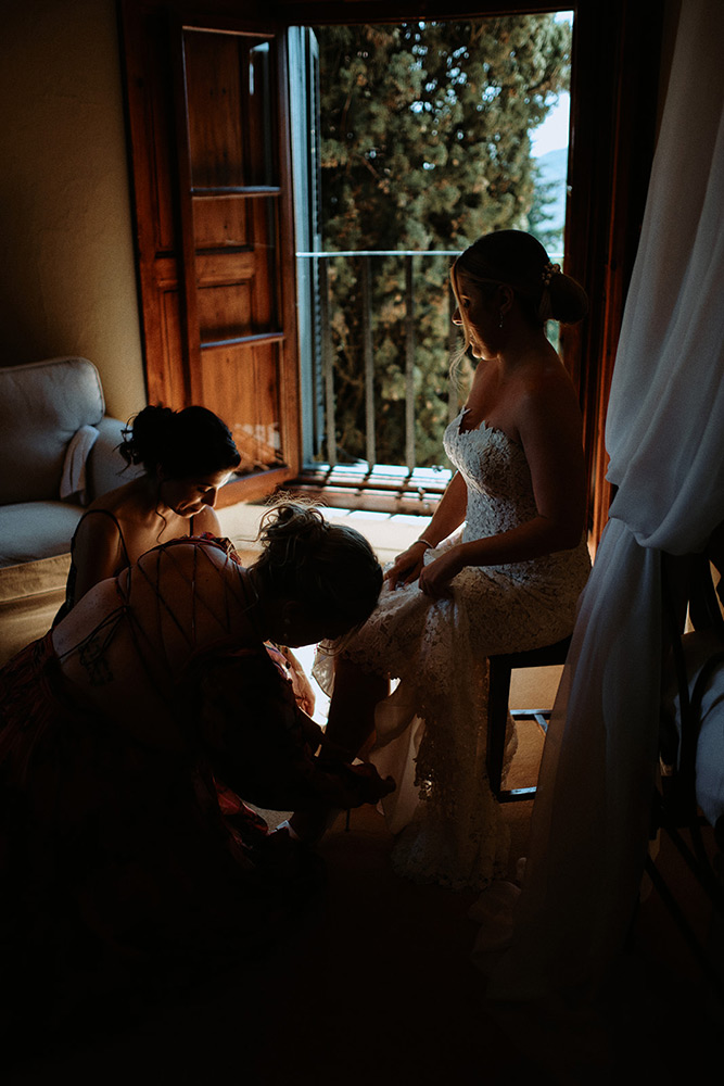 Blessing at Villa Ulignano Tuscany, Italy