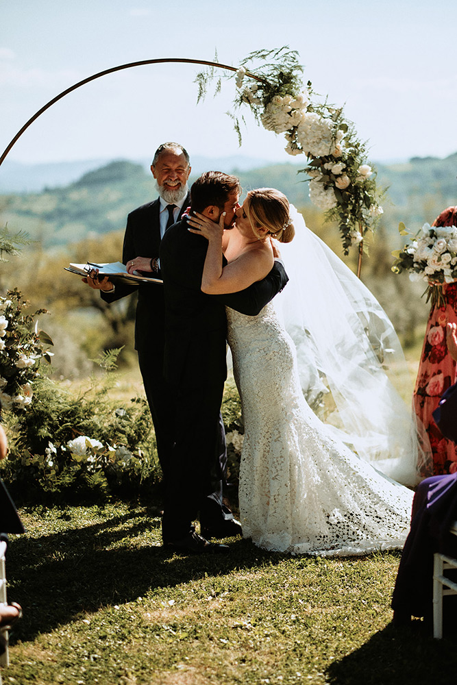 Blessing at Villa Ulignano Tuscany, Italy