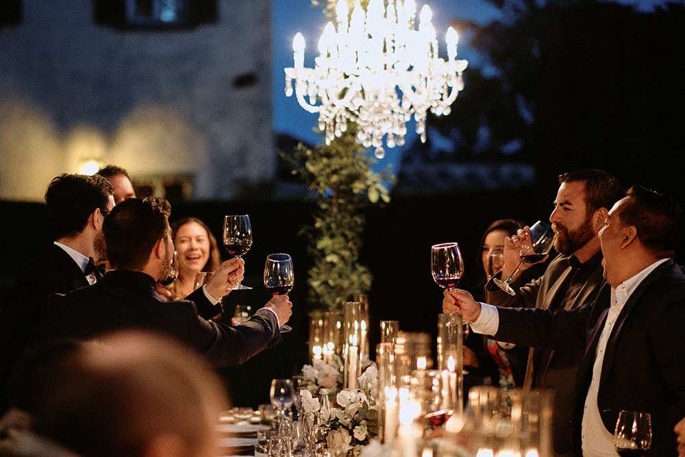 Blessing at Villa Ulignano Tuscany, Italy