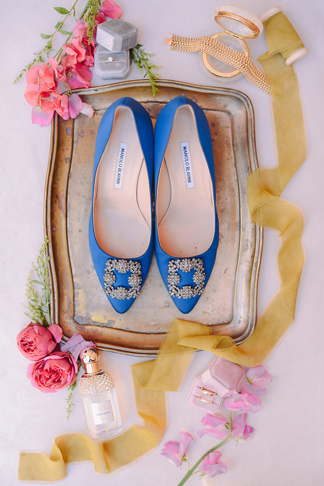 Colourful rustic wedding in southern Tuscany