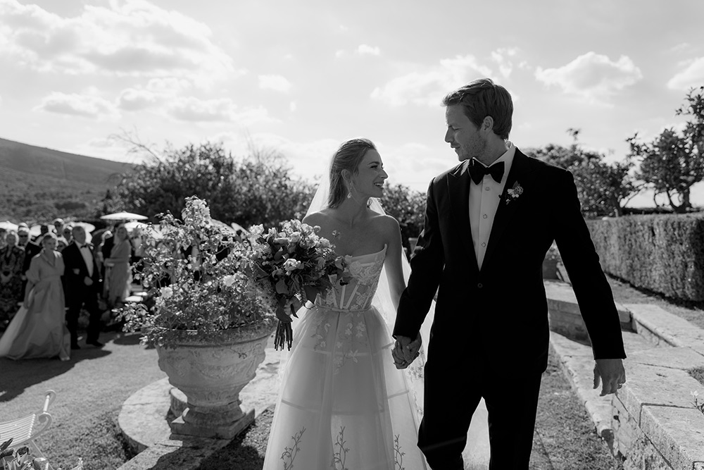 formal Black Tie wedding at Borgo Stomennano Tuscany