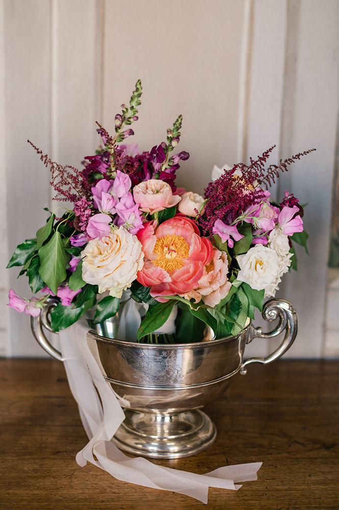 Villa Cetinale wedding blessing in Spring