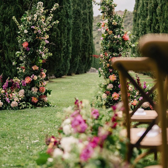 Villa Cetinale wedding blessing in Spring