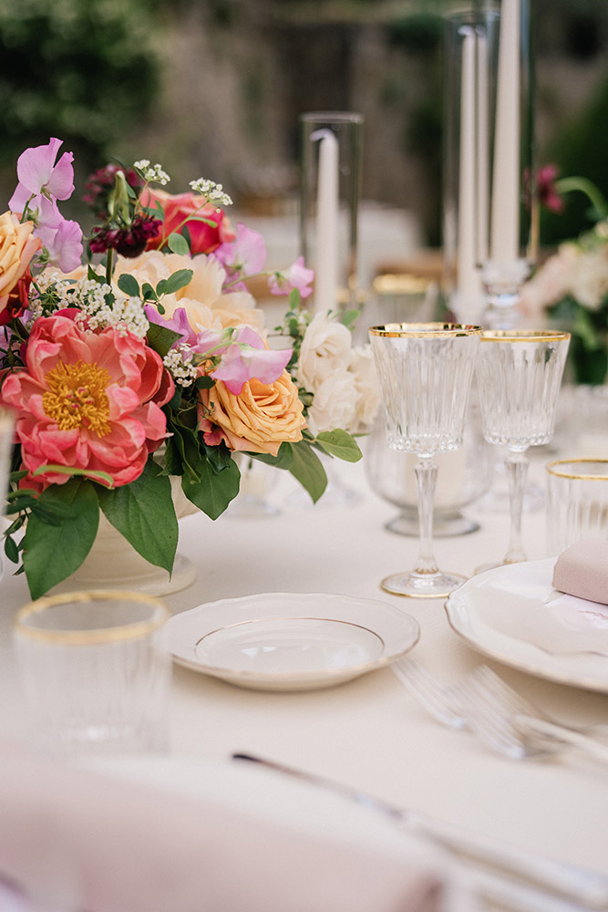 Villa Cetinale wedding blessing in Spring