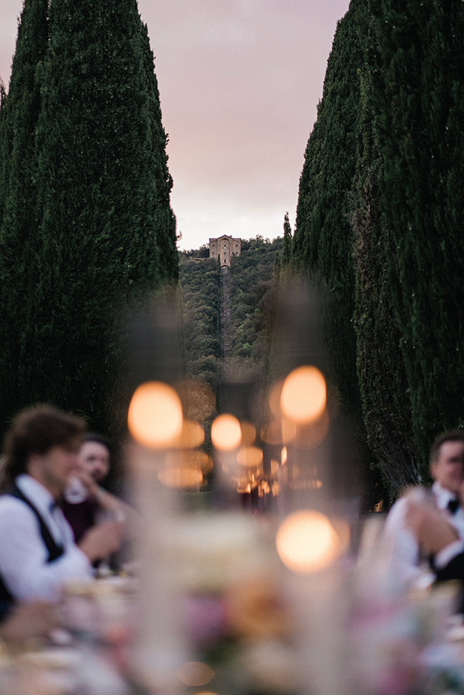 Villa Cetinale wedding blessing in Spring