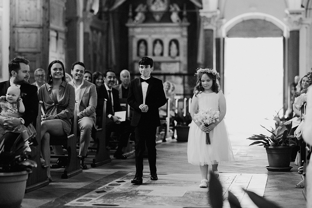 Catholic wedding in San Gimignano Tuscany