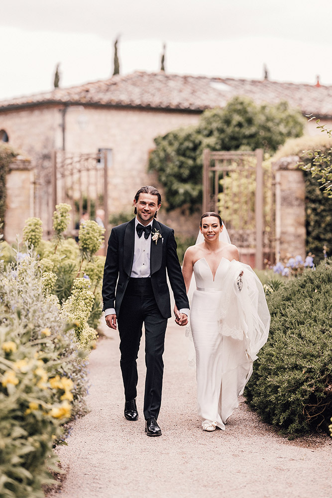 Catholic wedding in San Gimignano Tuscany