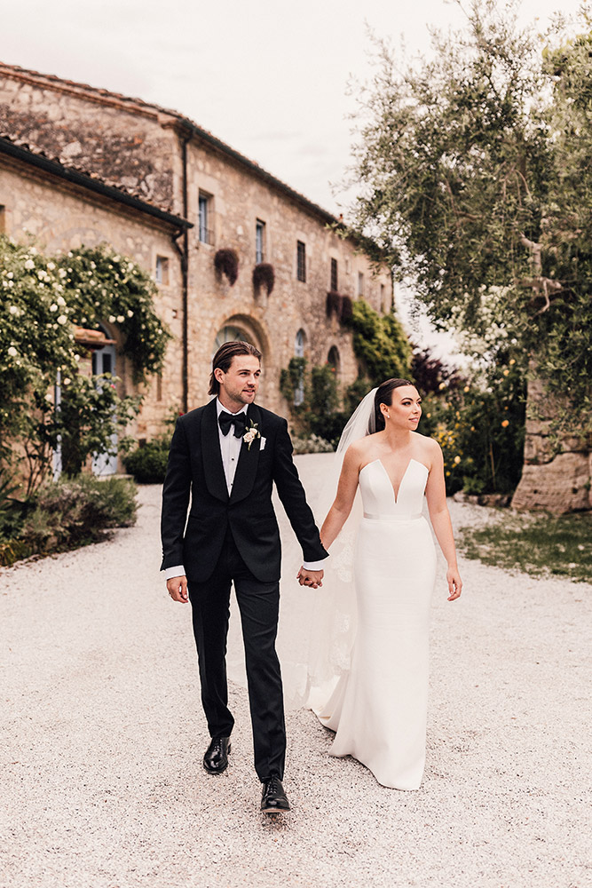 Catholic wedding in San Gimignano Tuscany