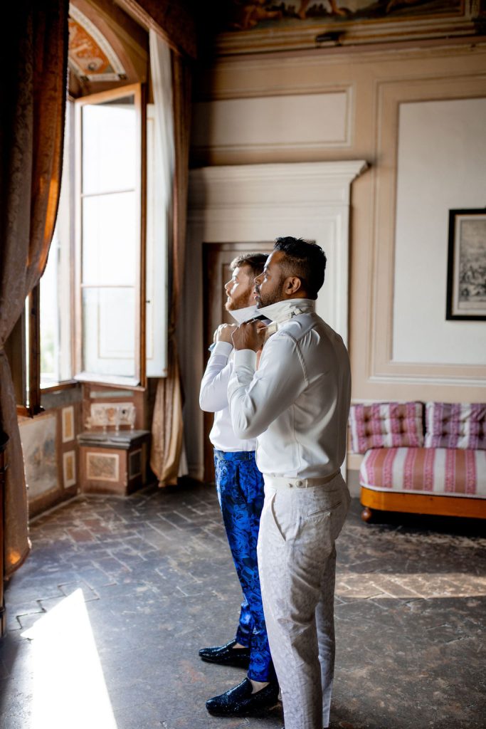 A gay wedding at Villa Corsini Mezzomonte Tuscany Italy