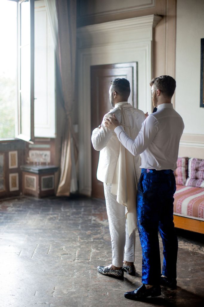 A gay wedding at Villa Corsini Mezzomonte Tuscany Italy