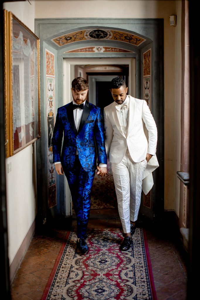 A gay wedding at Villa Corsini Mezzomonte Tuscany Italy