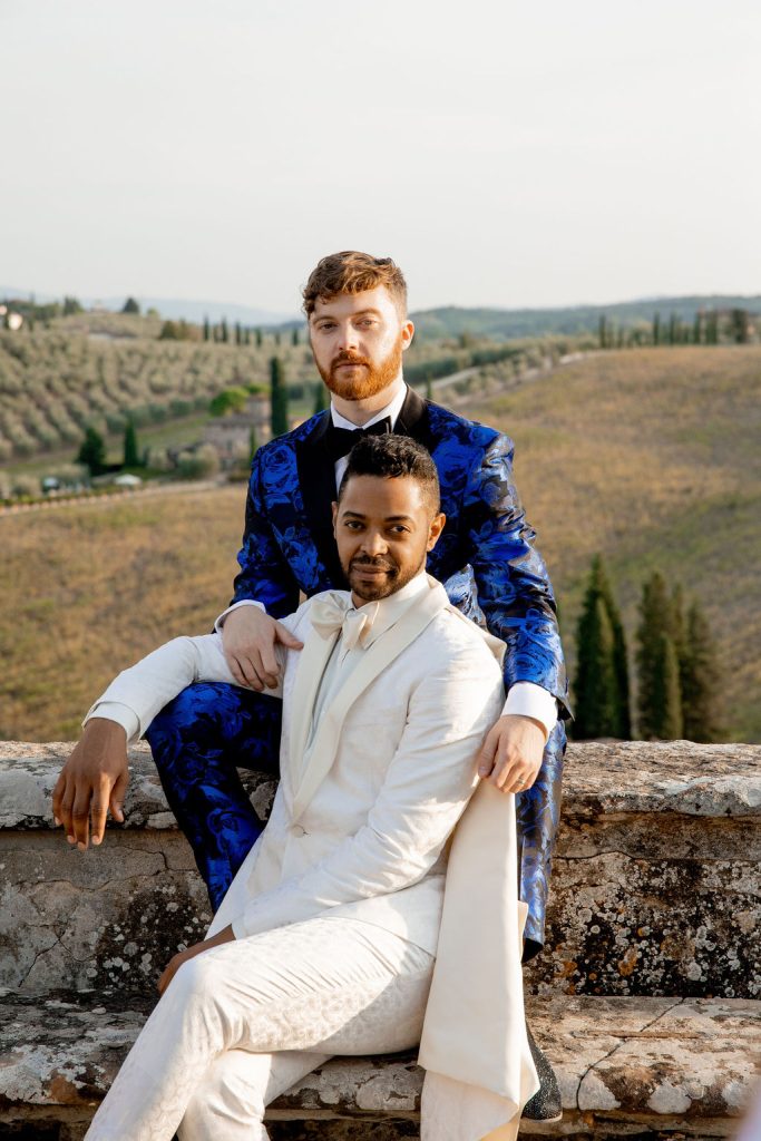 A gay wedding at Villa Corsini Mezzomonte Tuscany Italy