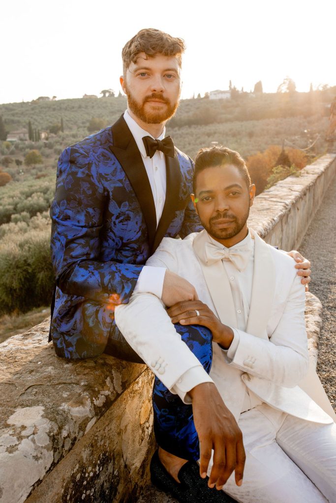 A gay wedding at Villa Corsini Mezzomonte Tuscany Italy