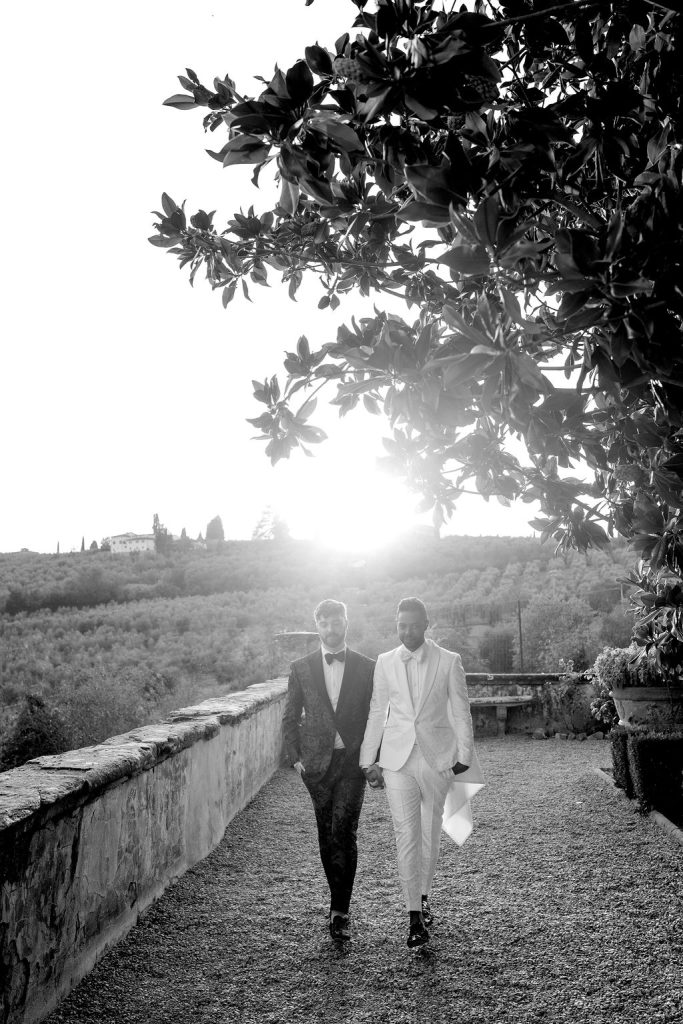 A gay wedding at Villa Corsini Mezzomonte Tuscany Italy