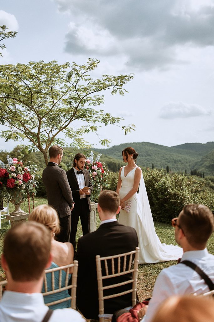 A relaxed blessing in the Chianti hills, Tuscany