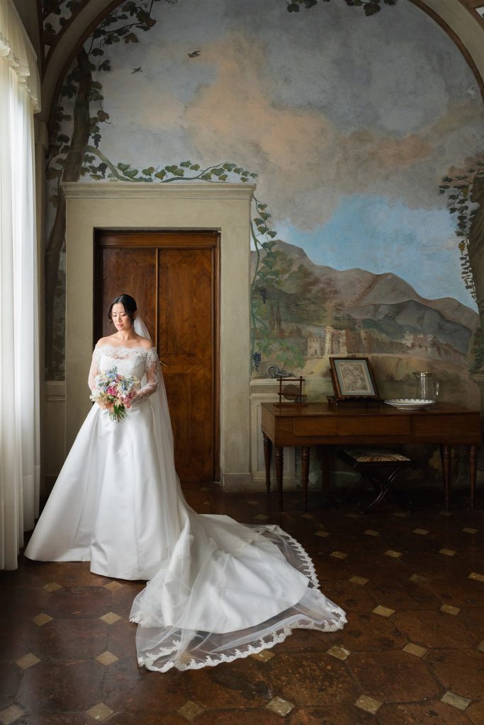 Villa Cetinale spring wedding