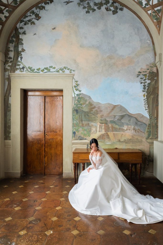 Villa Cetinale spring wedding