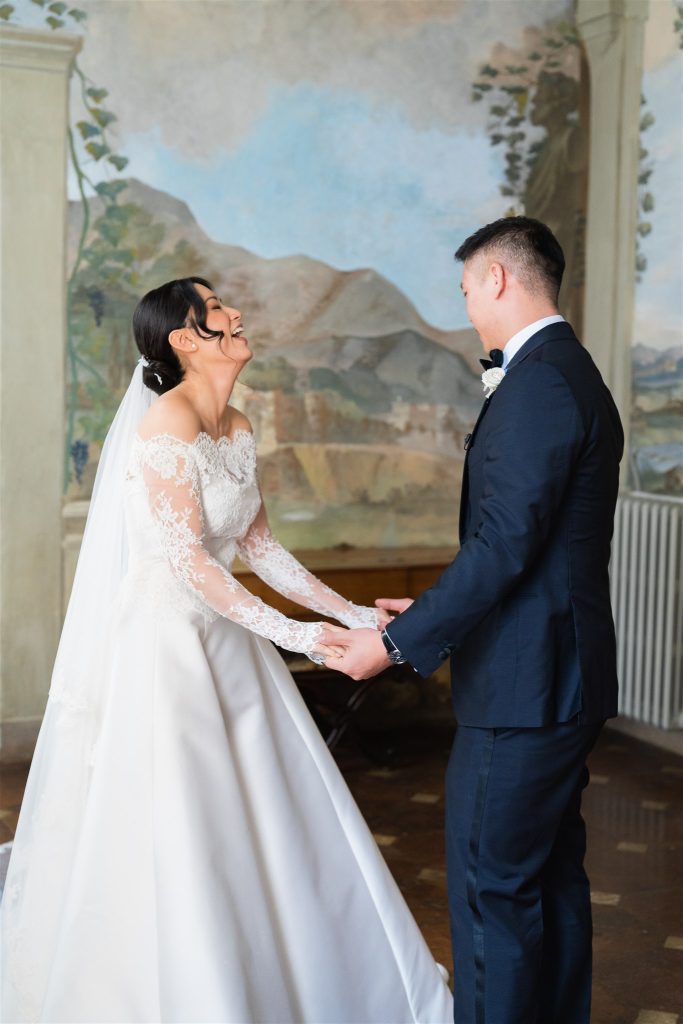 Villa Cetinale spring wedding