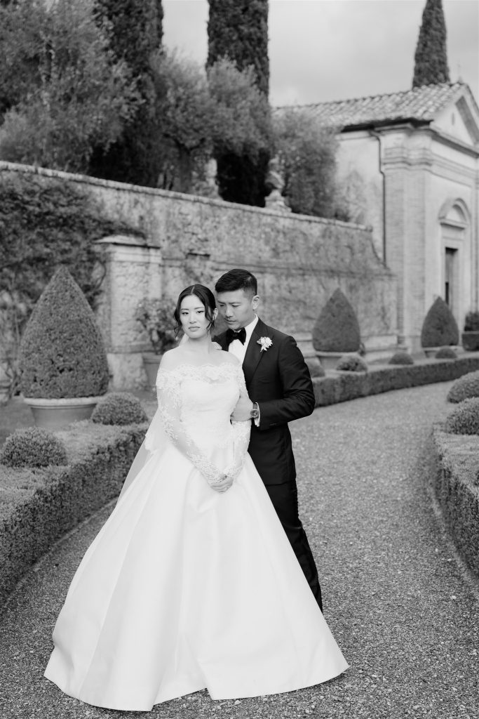 Villa Cetinale spring wedding