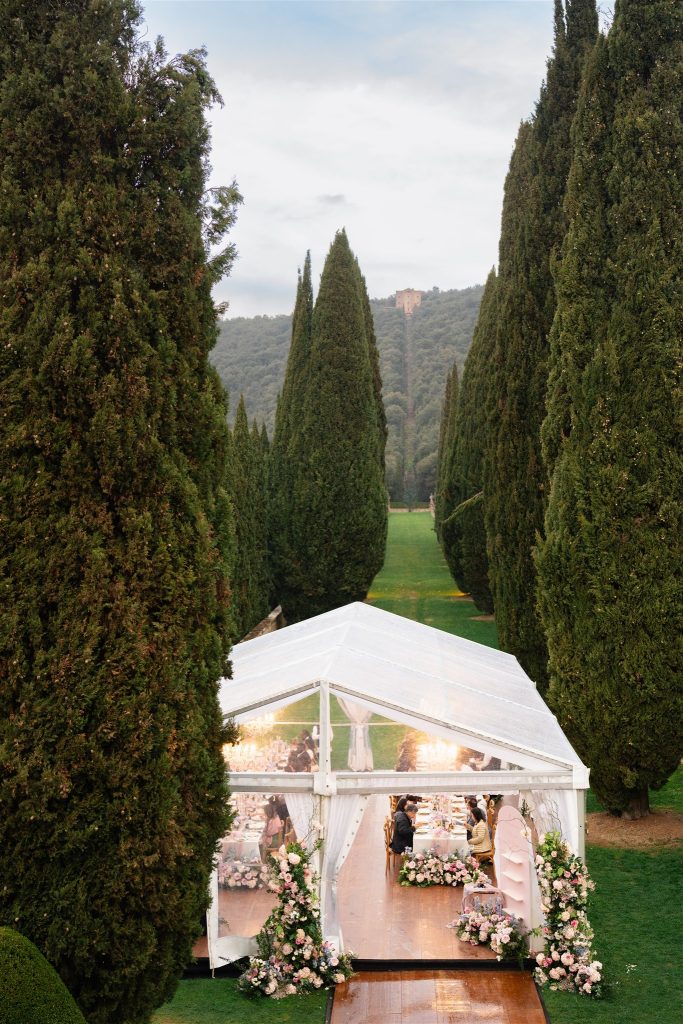Villa Cetinale spring wedding